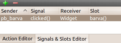 qt creator signal slot editor